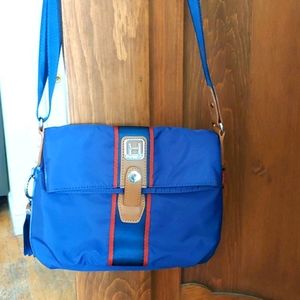 Blue nylon Hedgren crossbody bag